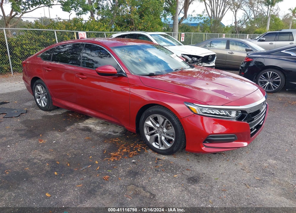 2019 HONDA ACCORD LX VIN: 1HGCV1F12KA022021