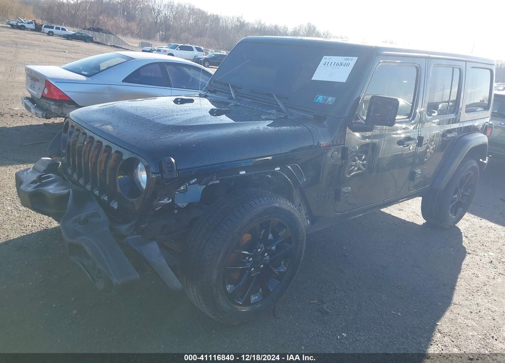 2022 JEEP WRANGLER UNLIMITED SPORT S 4X4 VIN: 1C4HJXDG7NW165063