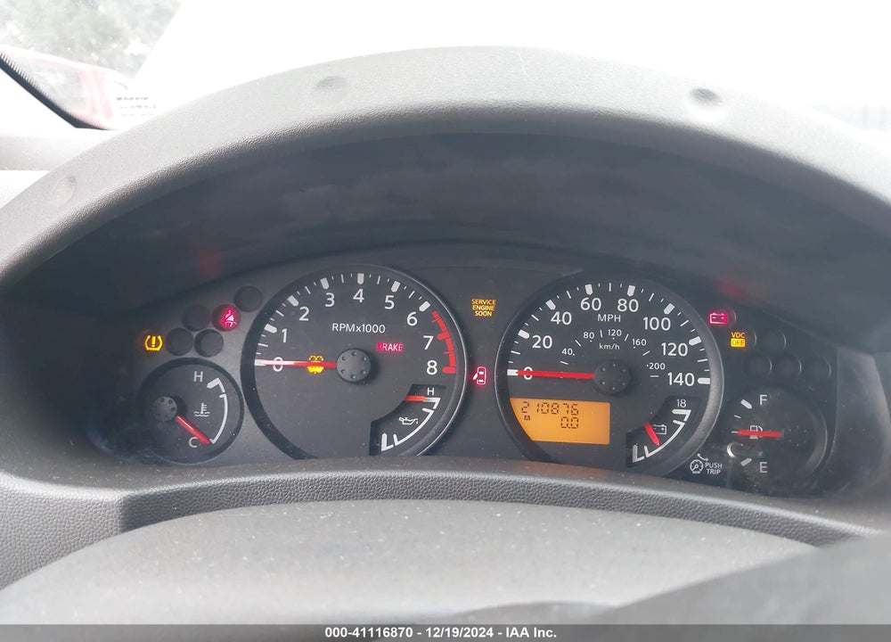 2006 NISSAN XTERRA X VIN: 5N1AN08U06C537452