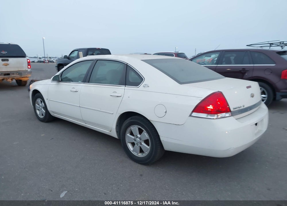 2007 CHEVROLET IMPALA LT VIN: 2G1WT58K779112338