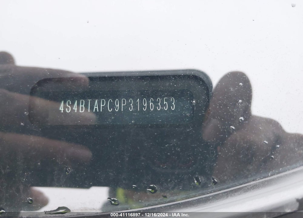 2023 SUBARU OUTBACK TOURING VIN: 4S4BTAPC9P3196353
