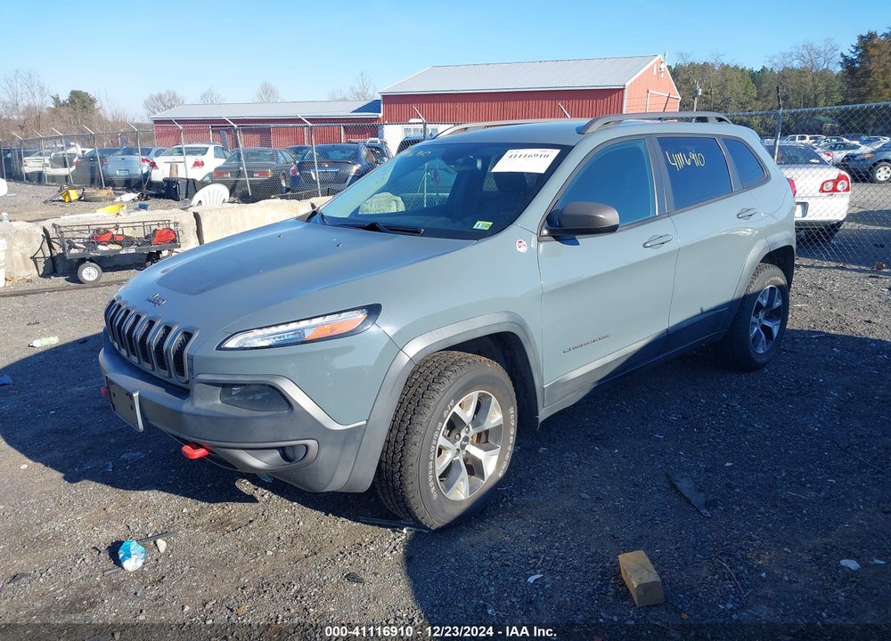 2014 JEEP CHEROKEE TRAILHAWK VIN: 1C4PJMBB8EW280868