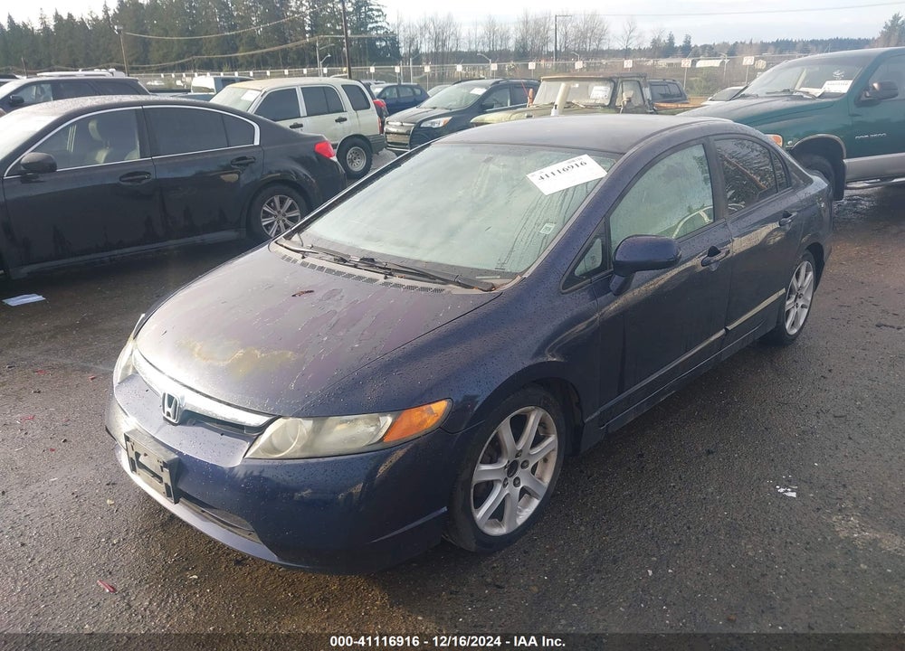 2008 HONDA CIVIC LX VIN: 1HGFA16598L007301