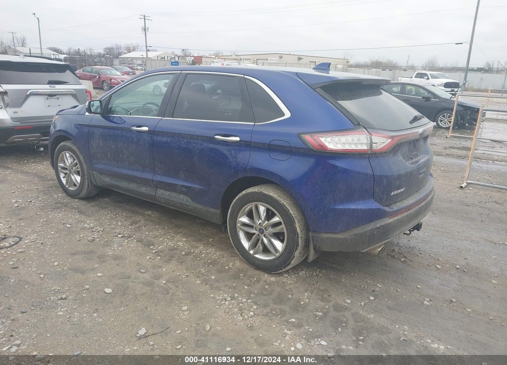 2015 FORD EDGE SEL VIN: 2FMTK4J92FBB19912