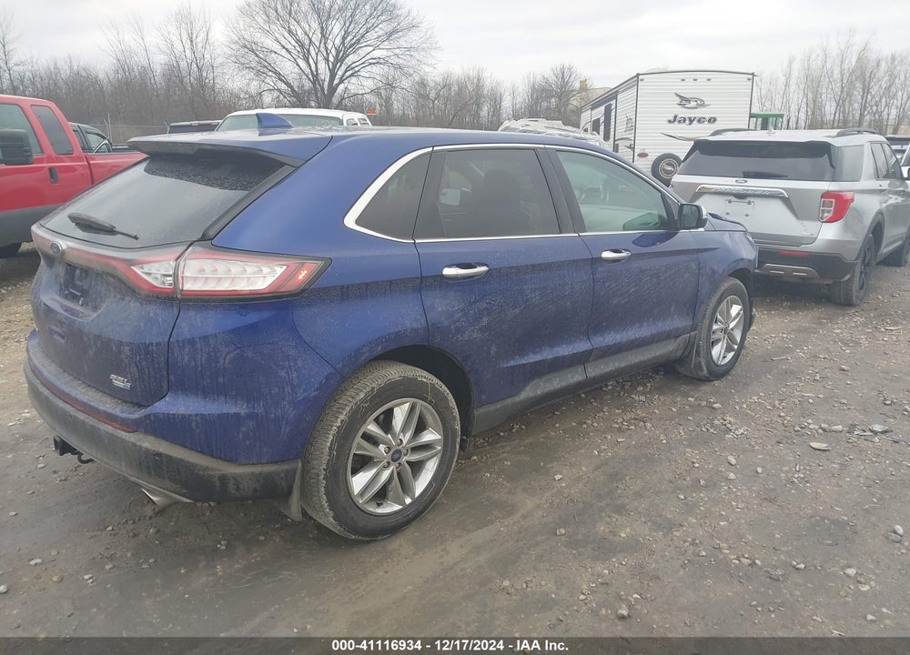 2015 FORD EDGE SEL VIN: 2FMTK4J92FBB19912