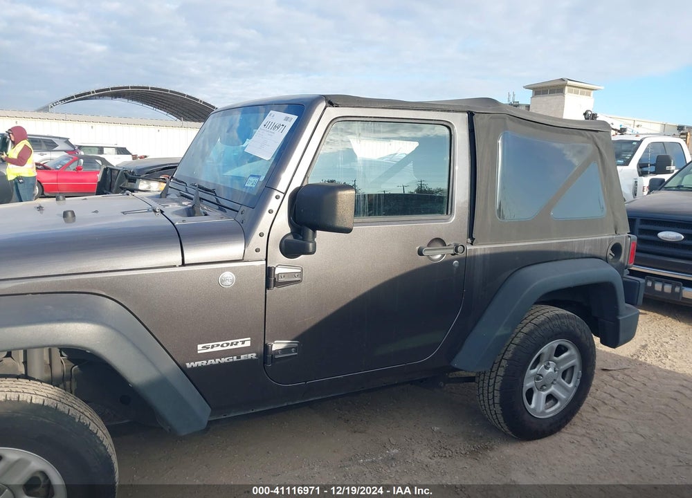 2014 JEEP WRANGLER SPORT VIN: 1C4AJWAG5EL201012