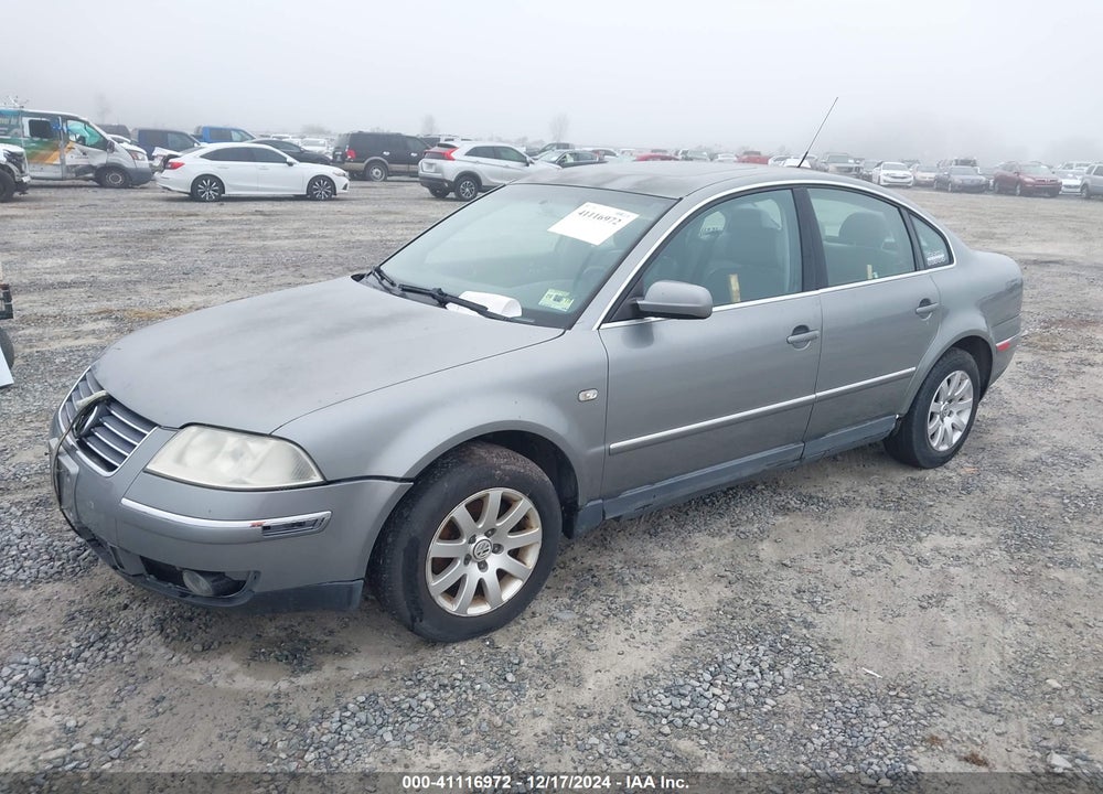 2003 VOLKSWAGEN PASSAT GLS VIN: WVWPD63B33P196143