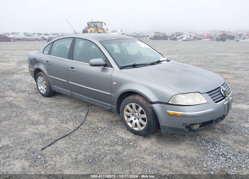 2003 VOLKSWAGEN PASSAT GLS VIN: WVWPD63B33P196143