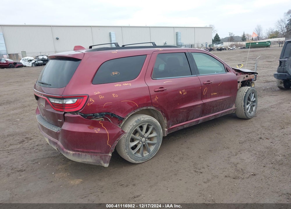 2018 DODGE DURANGO GT AWD VIN: 1C4RDJDG5JC415534