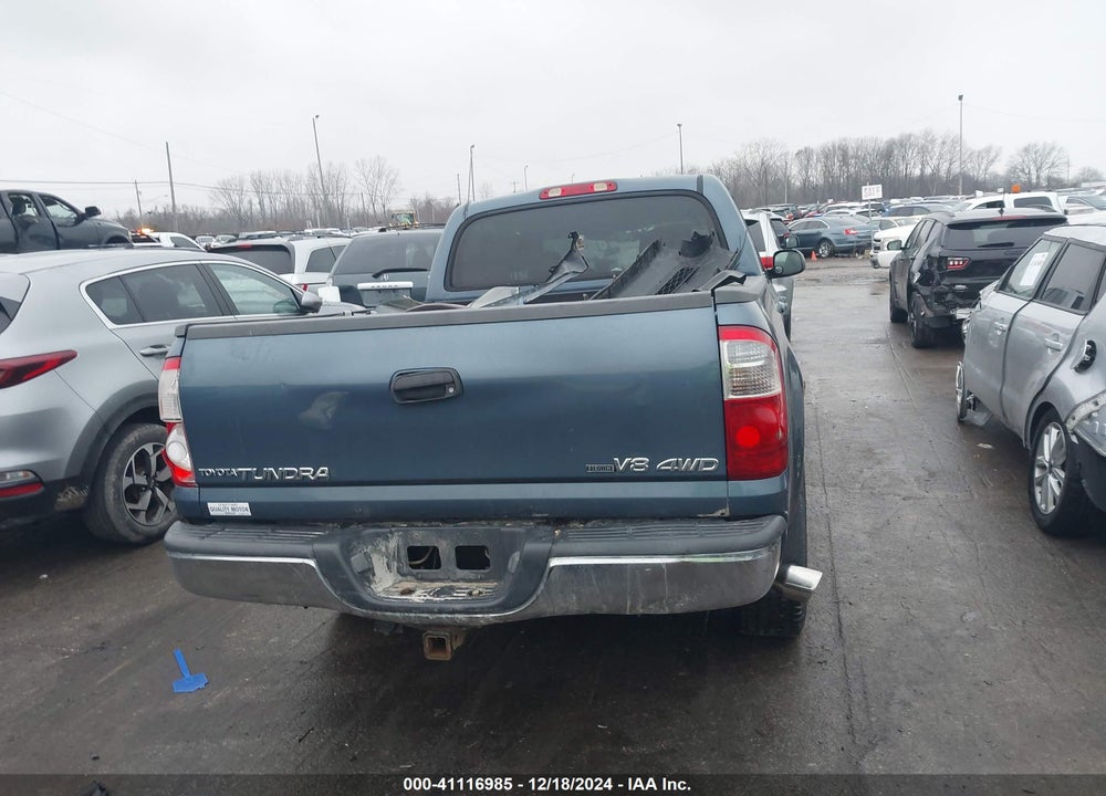 2006 TOYOTA TUNDRA SR5 V8 VIN: 5TBDT44176S503199