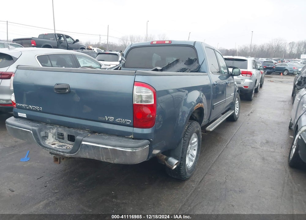 2006 TOYOTA TUNDRA SR5 V8 VIN: 5TBDT44176S503199