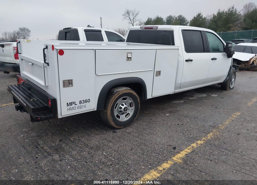 2022 CHEVROLET SILVERADO 2500HD 4WD LONG BED WT VIN: 1GB4YLE75NF296238