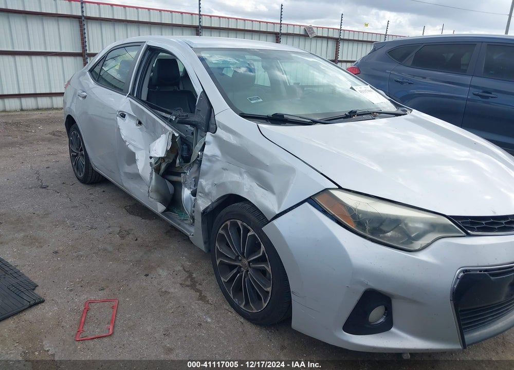 2016 TOYOTA COROLLA VIN: 2T1BURHE8GC709700