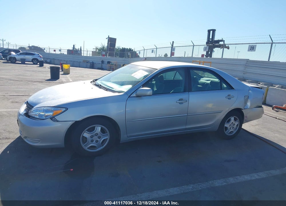 2002 TOYOTA CAMRY LE V6 VIN: 4T1BF32K22U508890