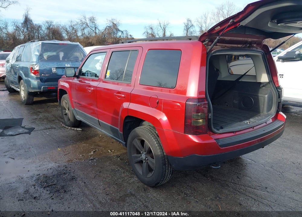 2014 JEEP PATRIOT LATITUDE VIN: 1C4NJRFB0ED885817