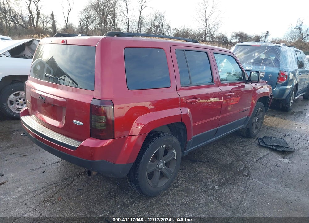 2014 JEEP PATRIOT LATITUDE VIN: 1C4NJRFB0ED885817