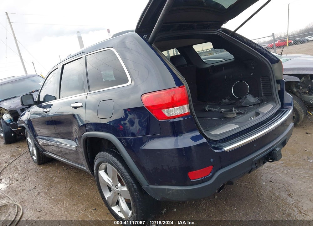 2012 JEEP GRAND CHEROKEE OVERLAND VIN: 1C4RJFCT7CC348653