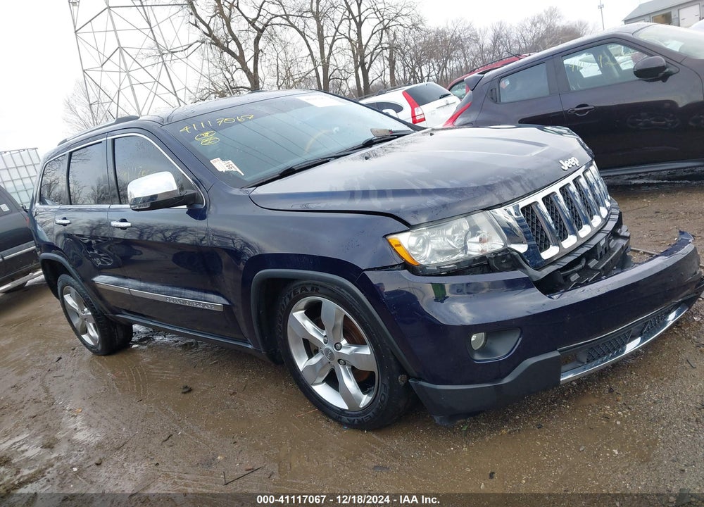 2012 JEEP GRAND CHEROKEE OVERLAND VIN: 1C4RJFCT7CC348653