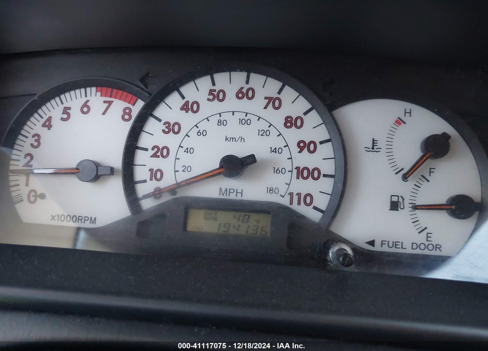 2004 TOYOTA COROLLA VIN: 1NXBR32E44Z215612