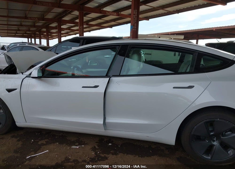 2021 TESLA MODEL 3 STANDARD RANGE PLUS REAR-WHEEL DRIVE VIN: 5YJ3E1EA1MF019041