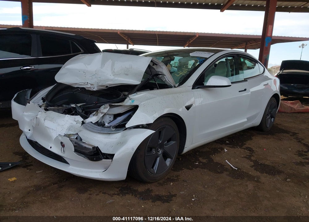 2021 TESLA MODEL 3 STANDARD RANGE PLUS REAR-WHEEL DRIVE VIN: 5YJ3E1EA1MF019041