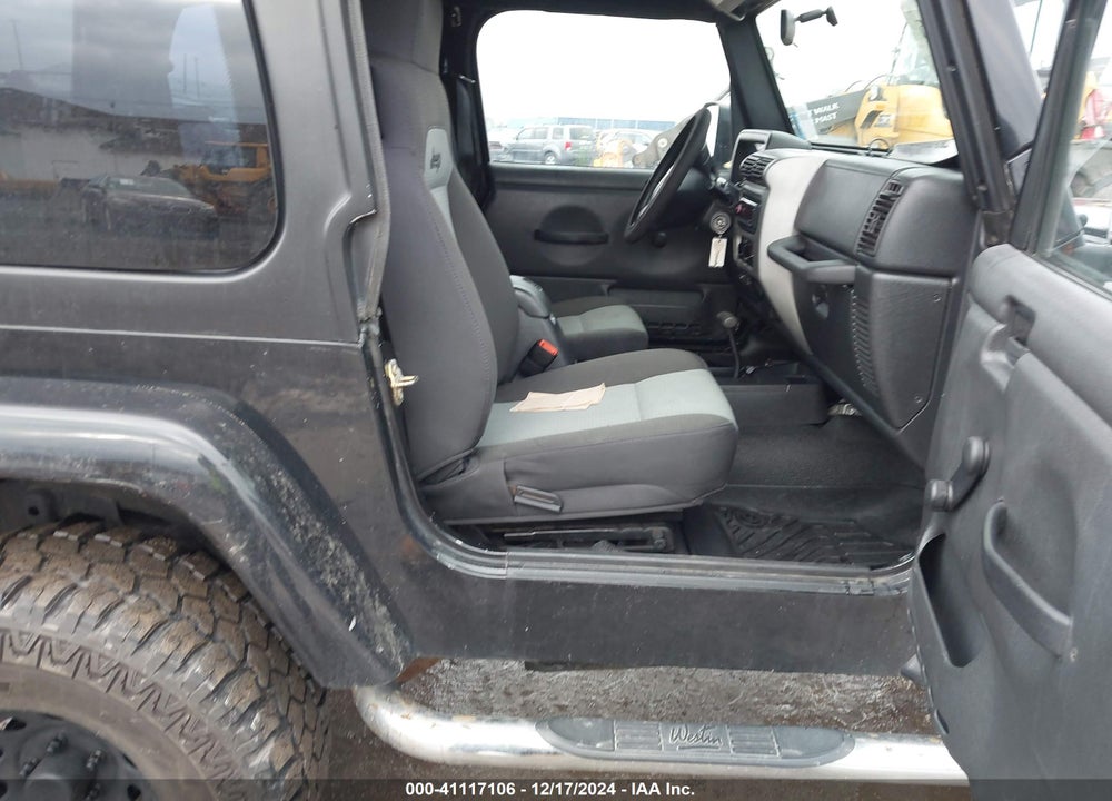 2005 JEEP WRANGLER X VIN: 1J4FA39S95P381286