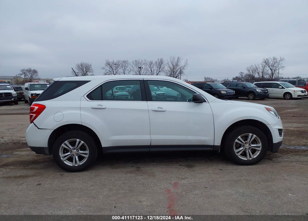 2016 CHEVROLET EQUINOX LS VIN: 2GNALBEK1G6332703