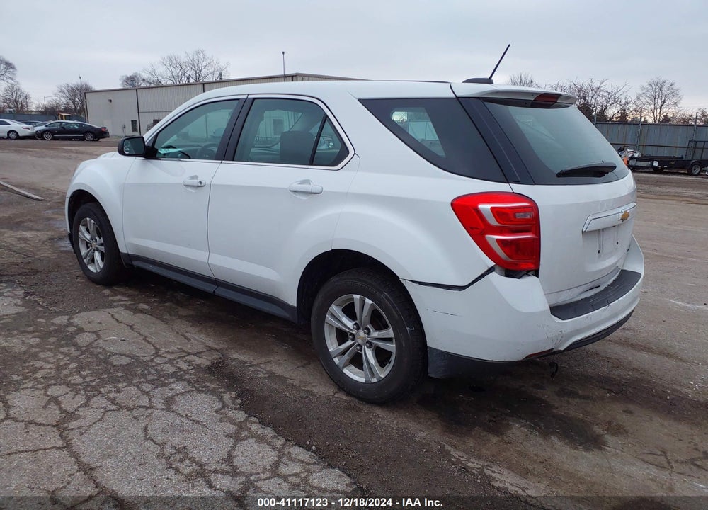2016 CHEVROLET EQUINOX LS VIN: 2GNALBEK1G6332703