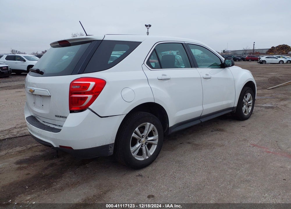 2016 CHEVROLET EQUINOX LS VIN: 2GNALBEK1G6332703
