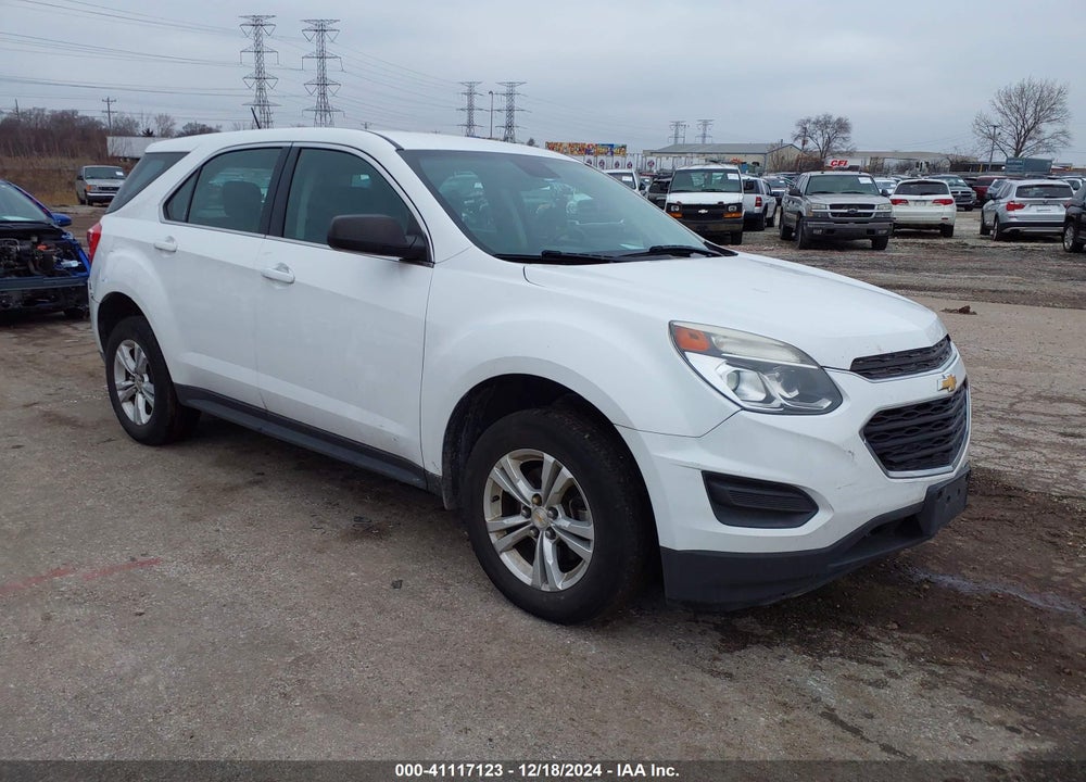 2016 CHEVROLET EQUINOX LS VIN: 2GNALBEK1G6332703