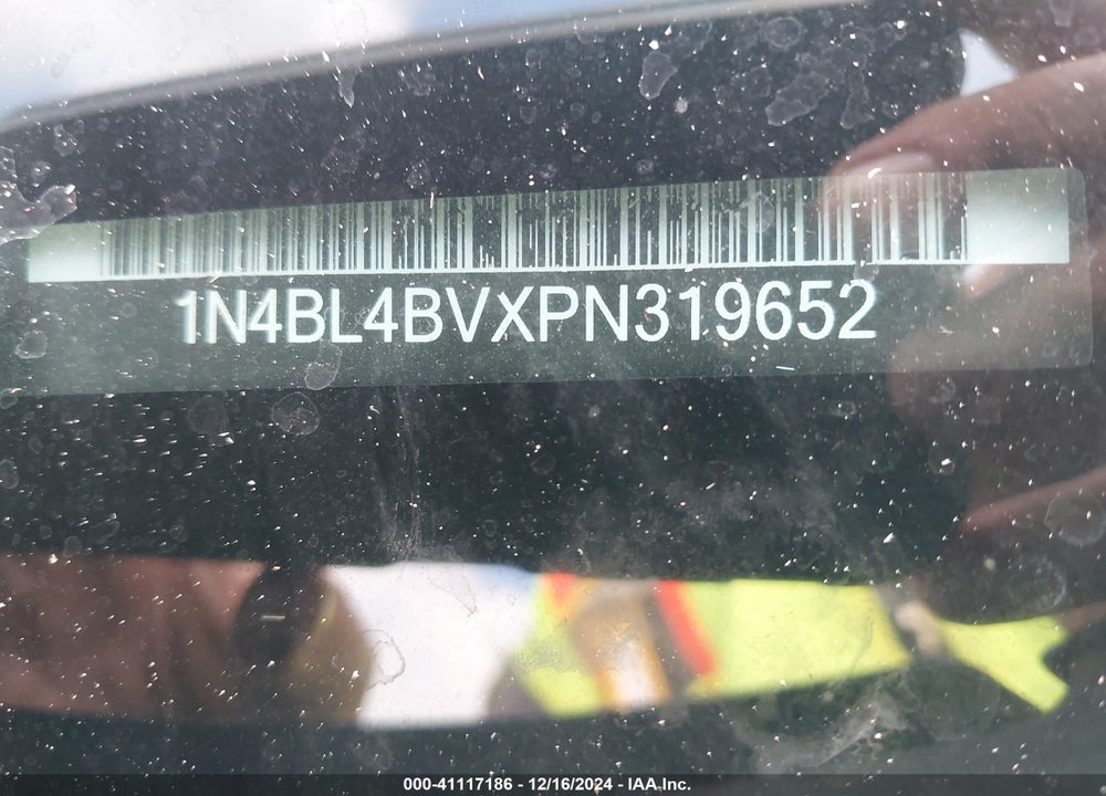 2023 NISSAN ALTIMA VIN: 1N4BL4BVXPN319652