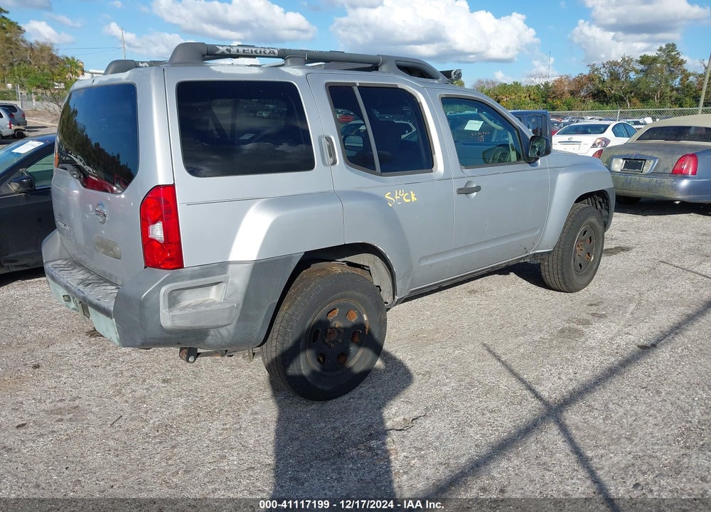 2006 NISSAN XTERRA X VIN: 5N1AN08U66C531333