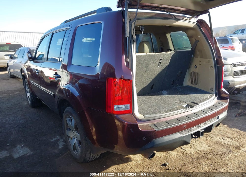 2013 HONDA PILOT TOURING VIN: 5FNYF3H90DB004692