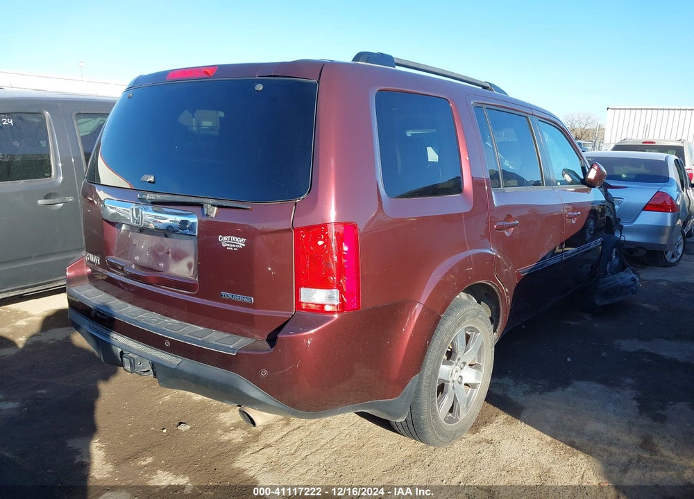 2013 HONDA PILOT TOURING VIN: 5FNYF3H90DB004692