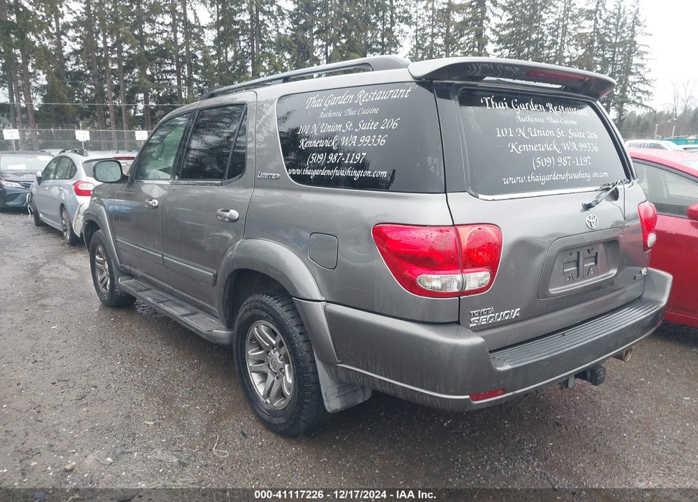 2005 TOYOTA SEQUOIA LIMITED V8 VIN: 5TDZT38A65S259495
