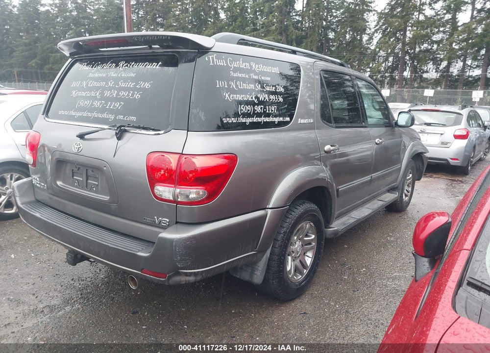 2005 TOYOTA SEQUOIA LIMITED V8 VIN: 5TDZT38A65S259495