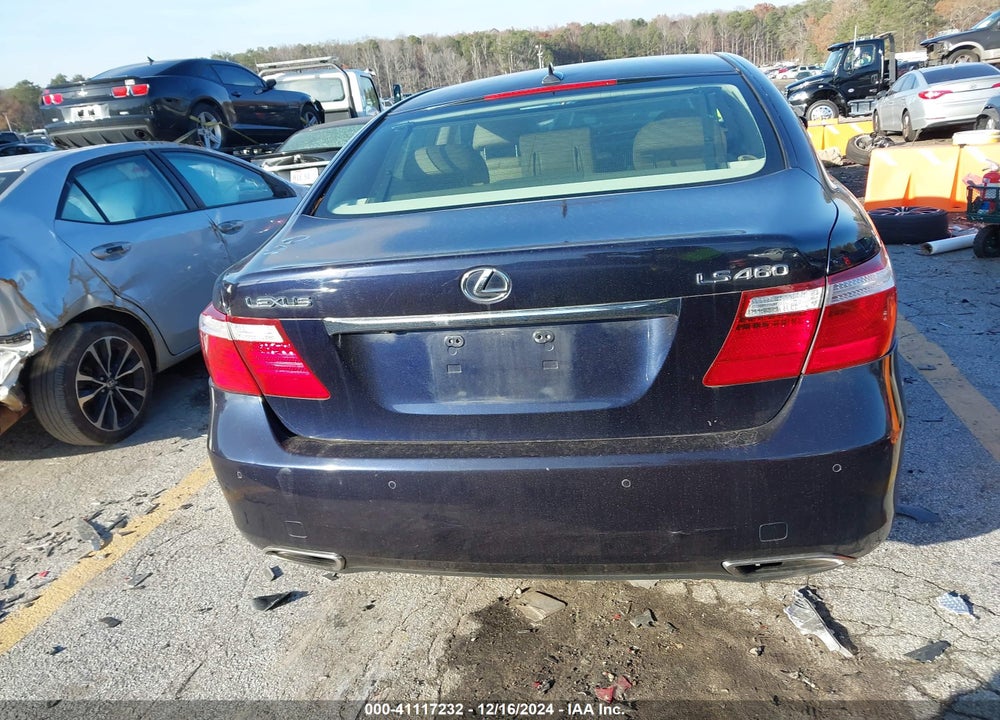 2009 LEXUS LS 460 VIN: JTHBL46F795091317