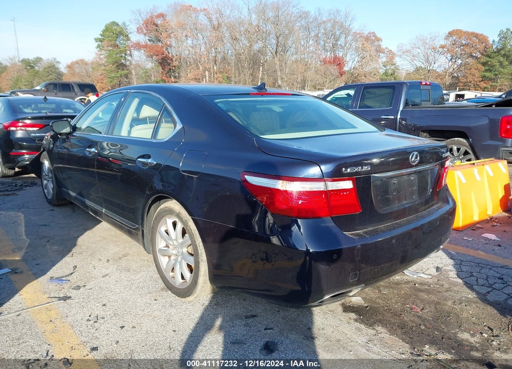 2009 LEXUS LS 460 VIN: JTHBL46F795091317
