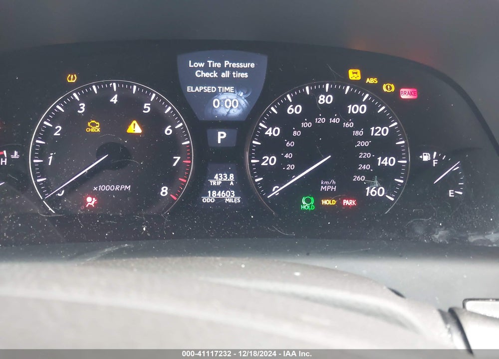 2009 LEXUS LS 460 VIN: JTHBL46F795091317