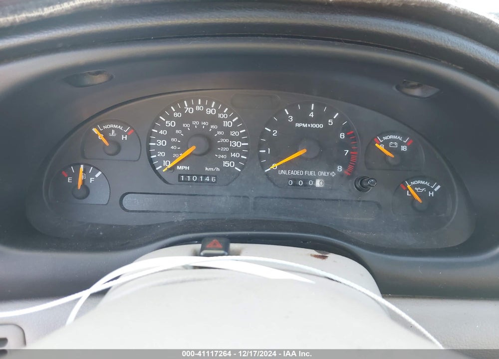 1996 FORD MUSTANG GT VIN: 1FALP42X4TF107487