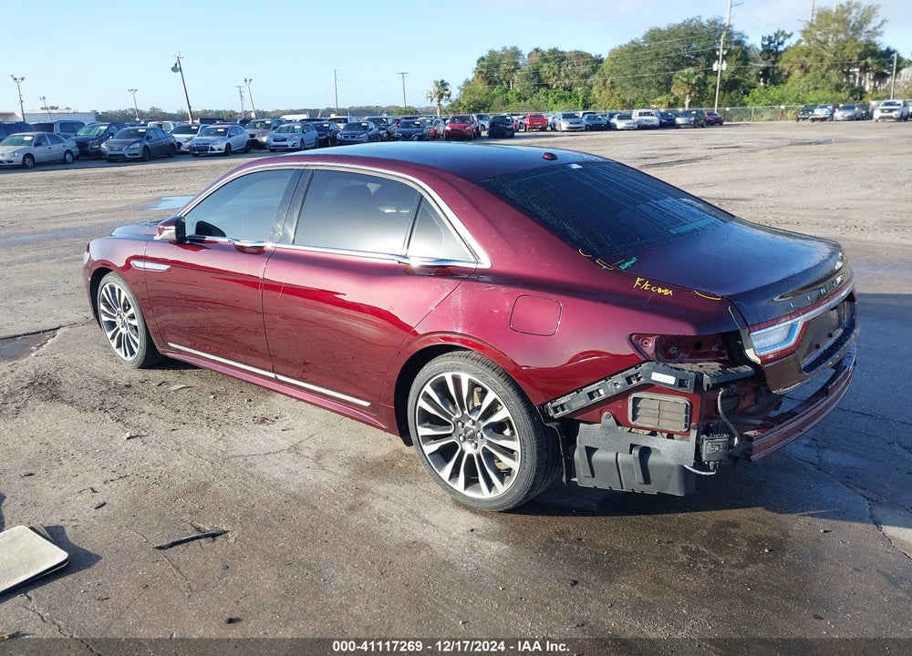 2017 LINCOLN CONTINENTAL SELECT VIN: 1LN6L9TP4H5636509