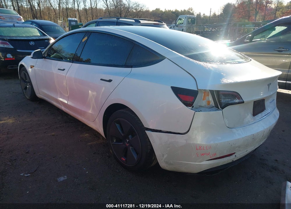 2021 TESLA MODEL 3 VIN: 5YJ3E1EB8MF938026