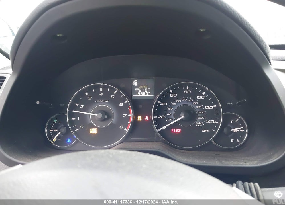 2012 SUBARU LEGACY 2.5I VIN: 4S3BMAA64C1033054