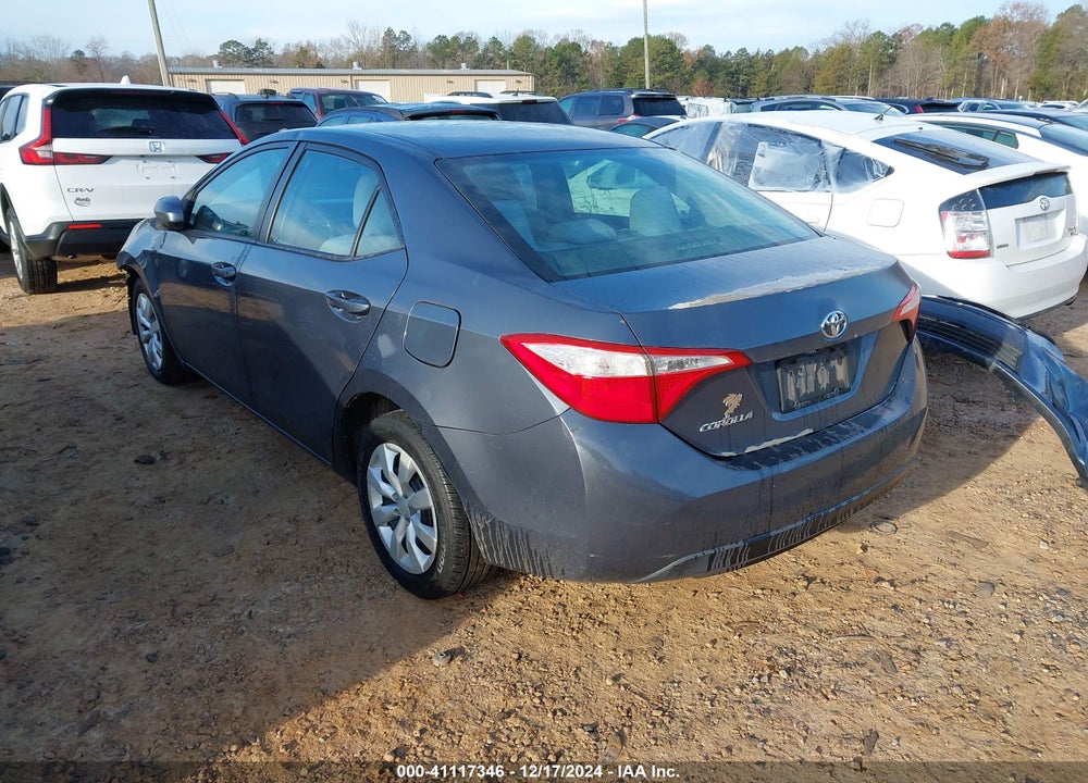 2014 TOYOTA COROLLA LE VIN: 2T1BURHE2EC145877