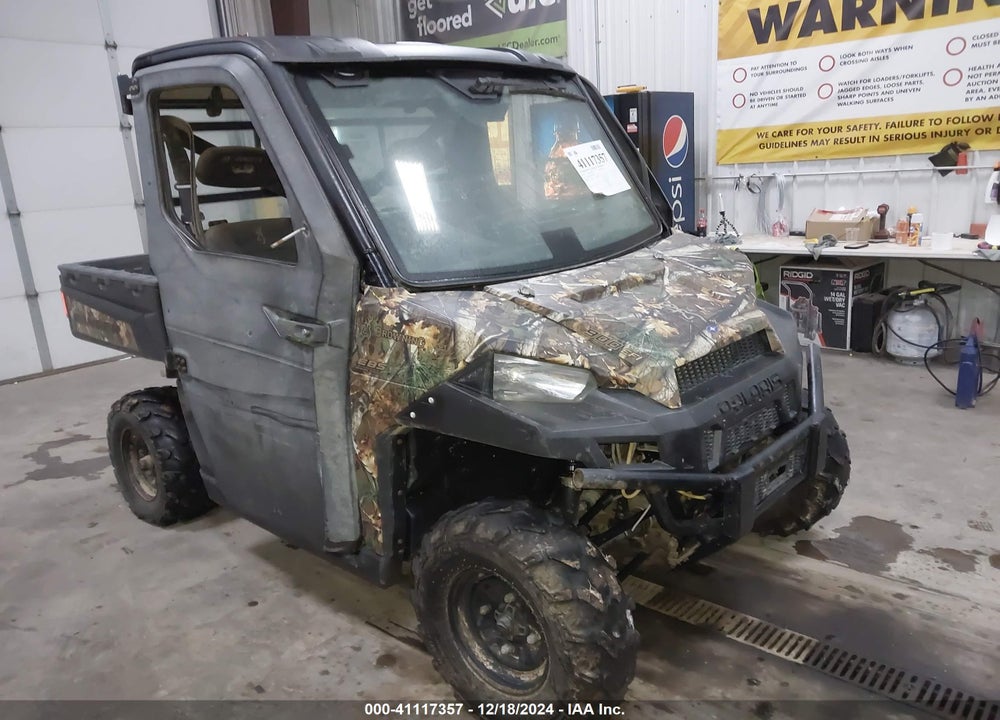 2014 POLARIS RANGER 900 XP EPS VIN: 4XAUH9EA6EB197047