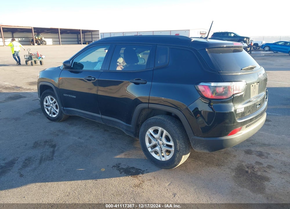 2018 JEEP COMPASS SPORT FWD VIN: 3C4NJCABXJT102530