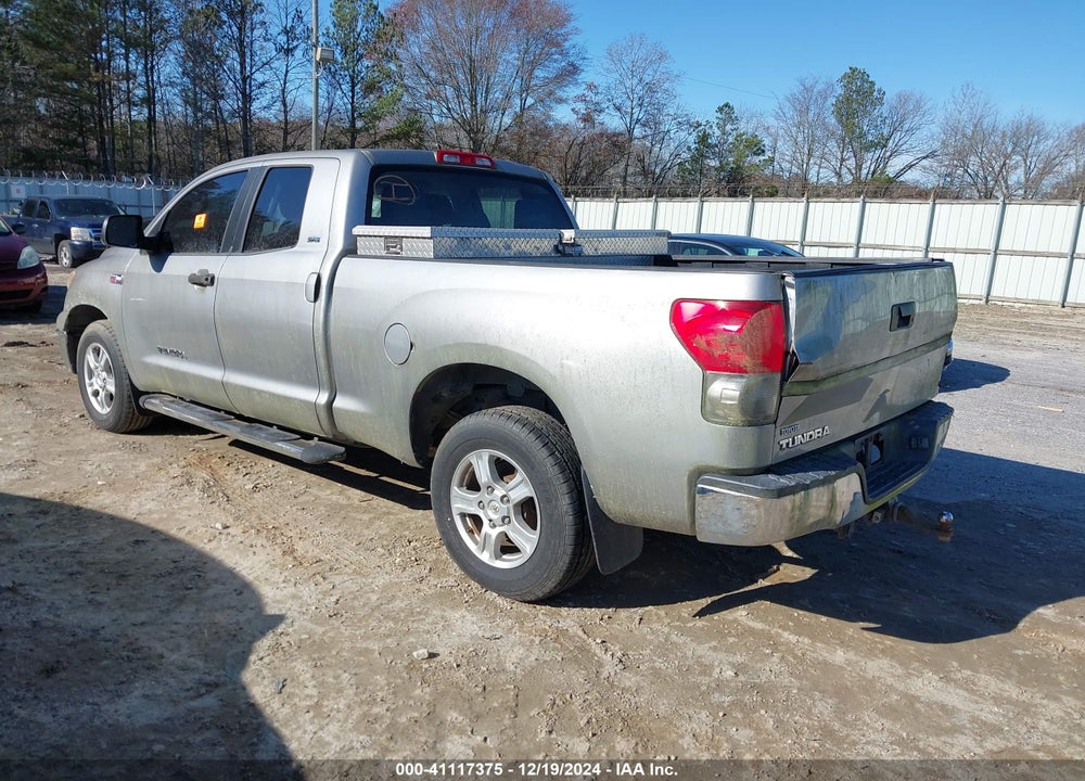 2007 TOYOTA TUNDRA SR5 V8 VIN: 5TBRV54137S454526