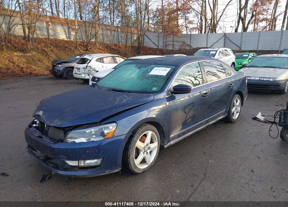 2013 VOLKSWAGEN PASSAT VIN: 1VWBN7A3XDC083546