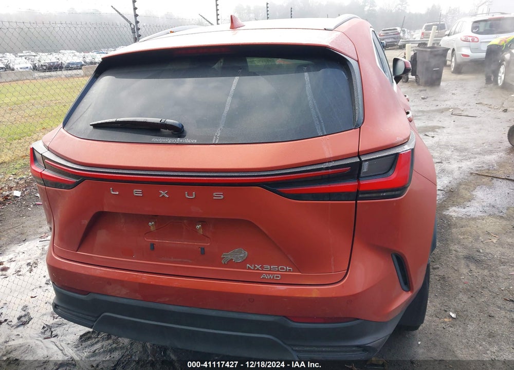 2022 LEXUS NX 350H LUXURY VIN: JTJHKCEZ0N2007383