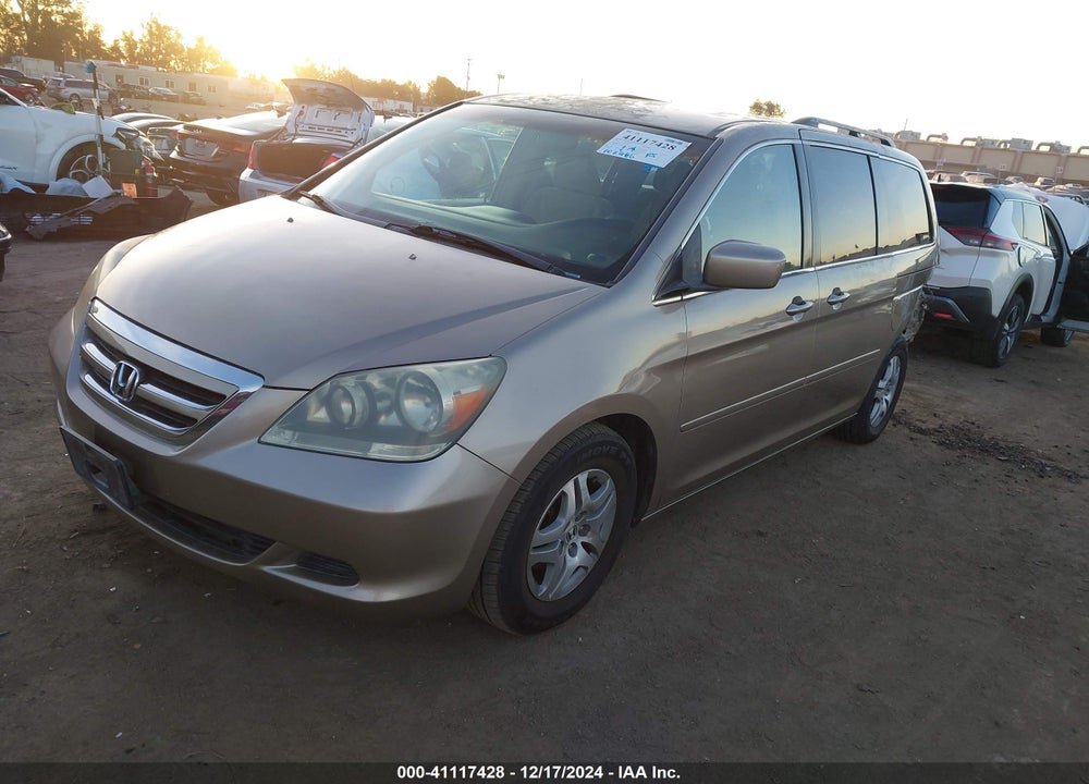 2006 HONDA ODYSSEY EX VIN: 5FNRL38486B055071